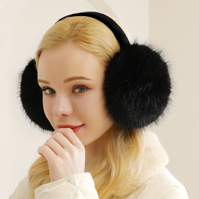 Foldable Plush Winter Earmuffs for Warmth