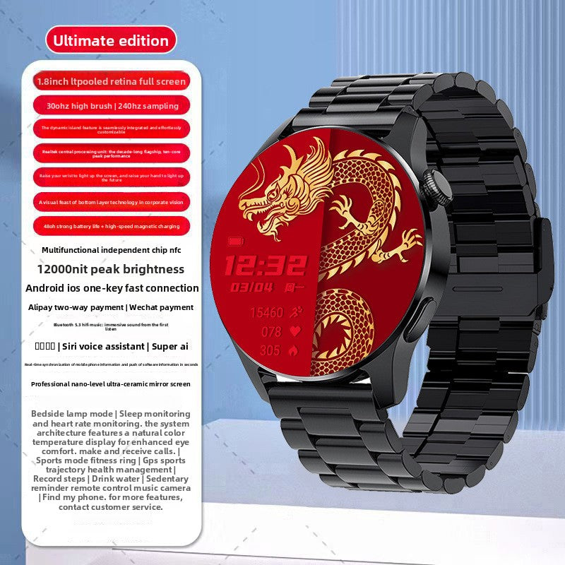 Multifunctional Bluetooth Smart Watch with Touchscreen
