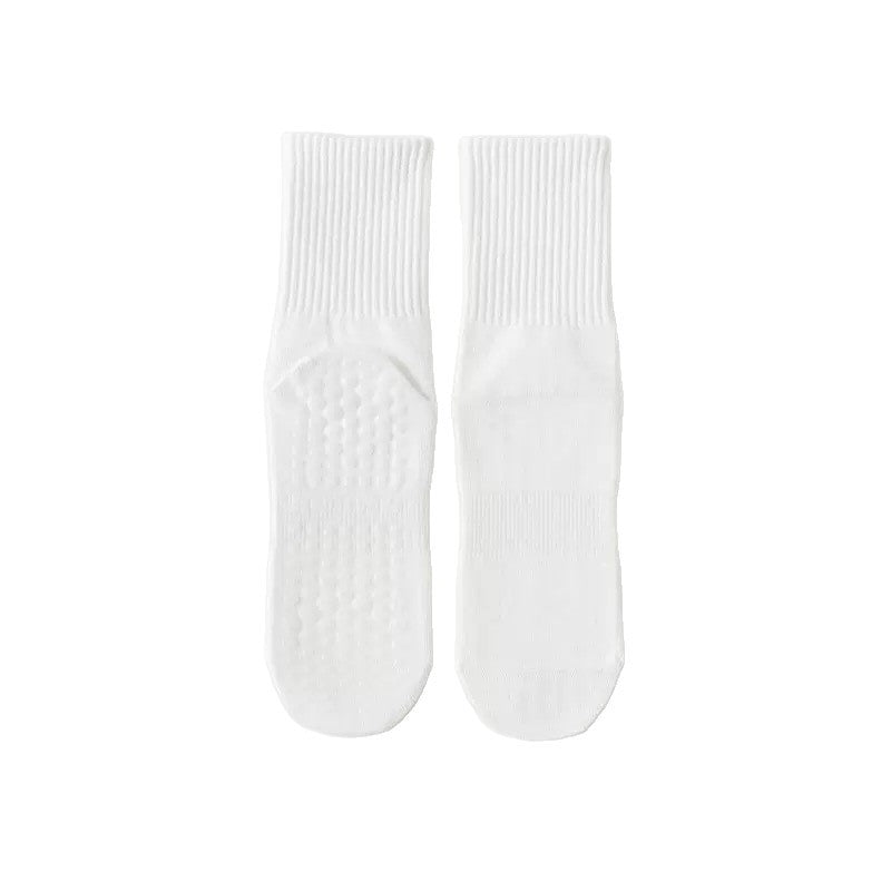 Solid-color yoga socks
