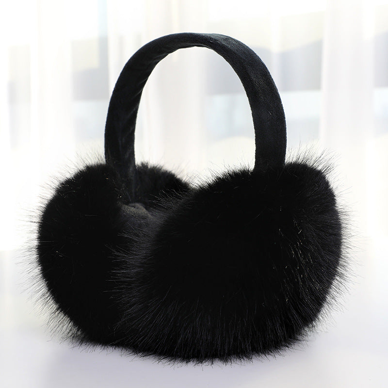Foldable Plush Winter Earmuffs for Warmth