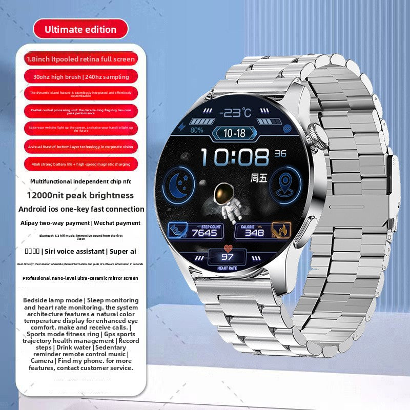 Multifunctional Bluetooth Smart Watch with Touchscreen