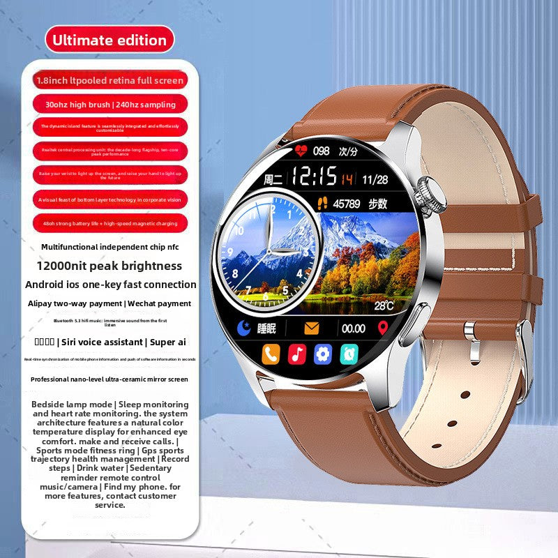 Multifunctional Bluetooth Smart Watch with Touchscreen