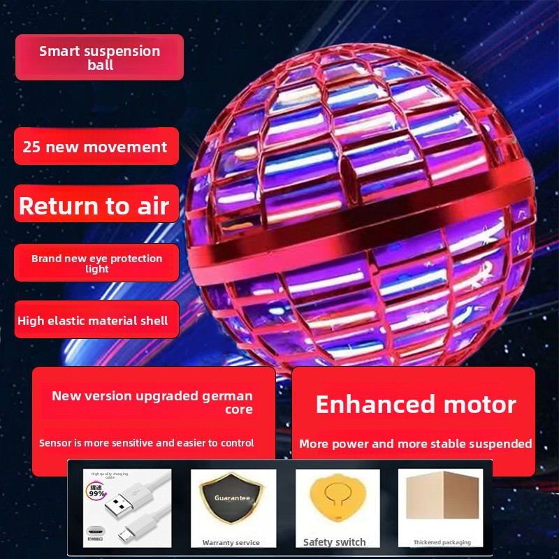 Intelligent induction gyro levitation flying UFO