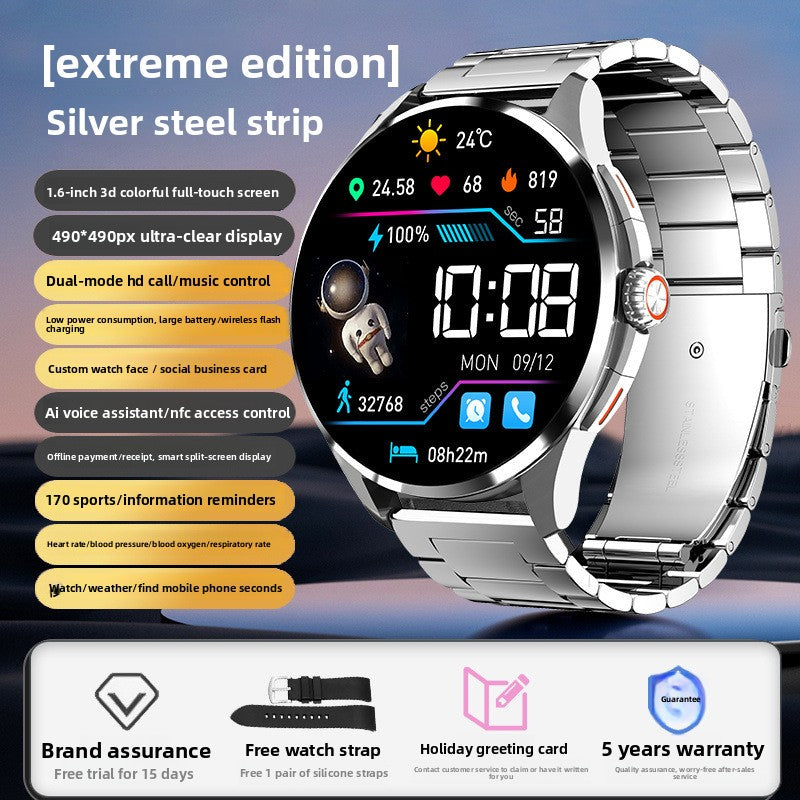 Multifunctional Bluetooth Smart Watch with Touchscreen