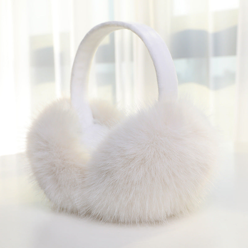 Foldable Plush Winter Earmuffs for Warmth