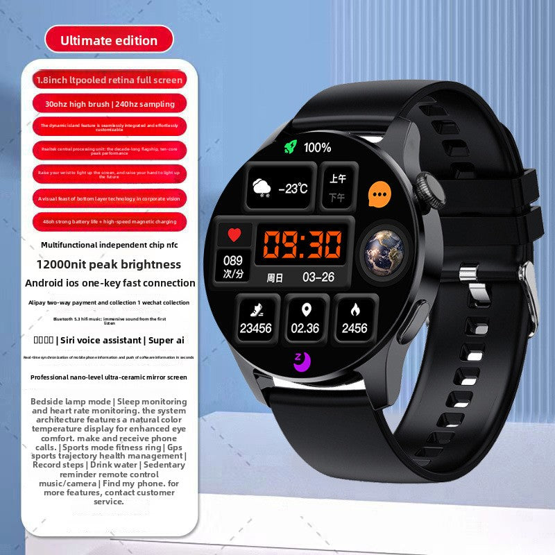 Multifunctional Bluetooth Smart Watch with Touchscreen