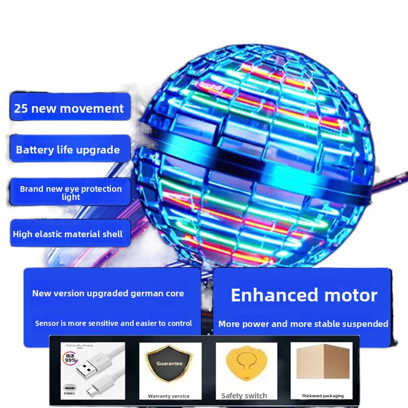 Intelligent induction gyro levitation flying UFO