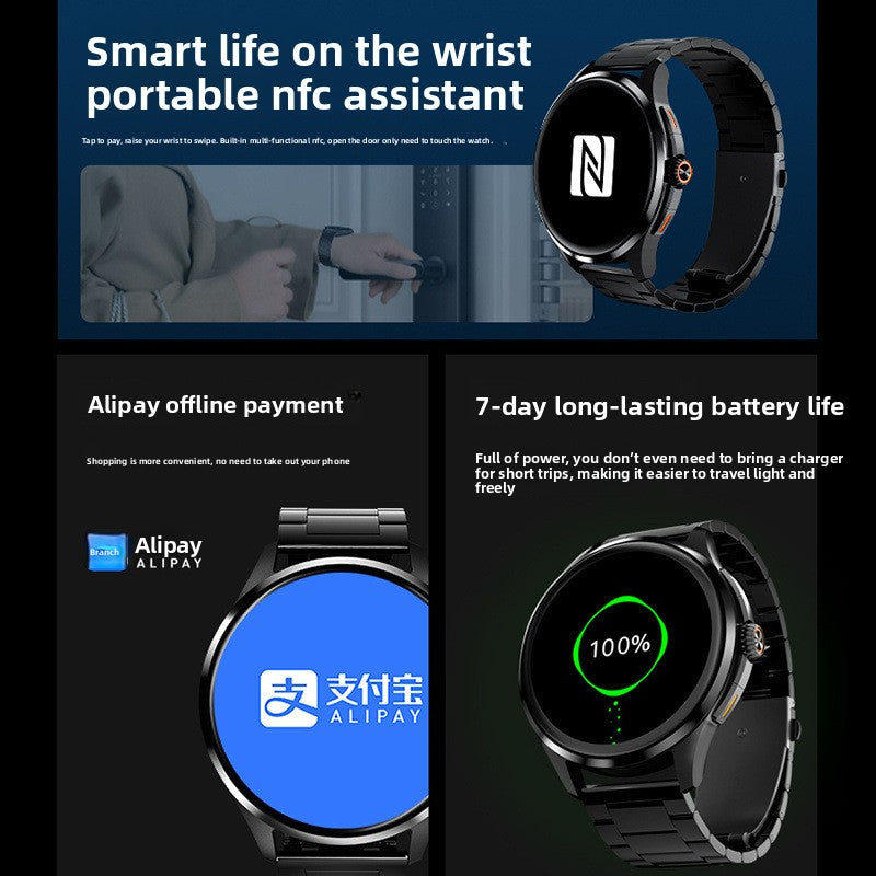Multifunctional Bluetooth Smart Watch with Touchscreen