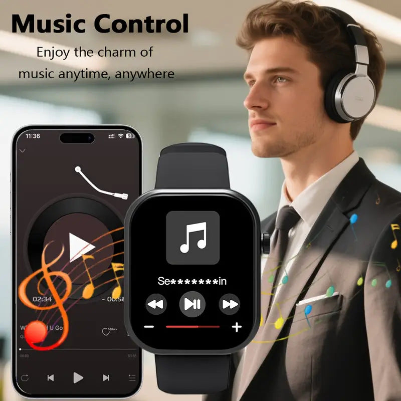 Sports Outdoor Smart Watch with Bluetooth Call