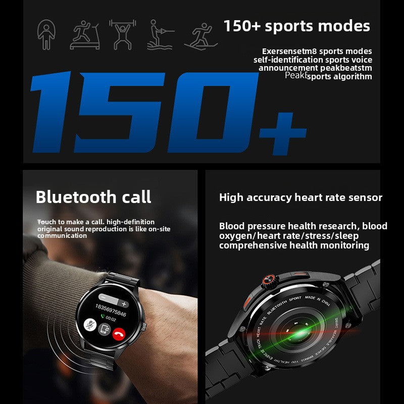 Multifunctional Bluetooth Smart Watch with Touchscreen