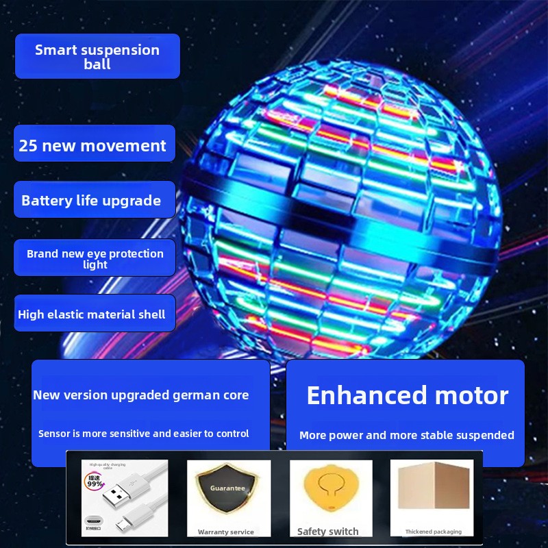 Intelligent induction gyro levitation flying UFO