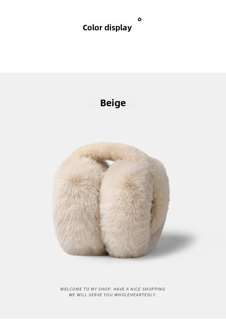 Foldable Plush Winter Earmuffs