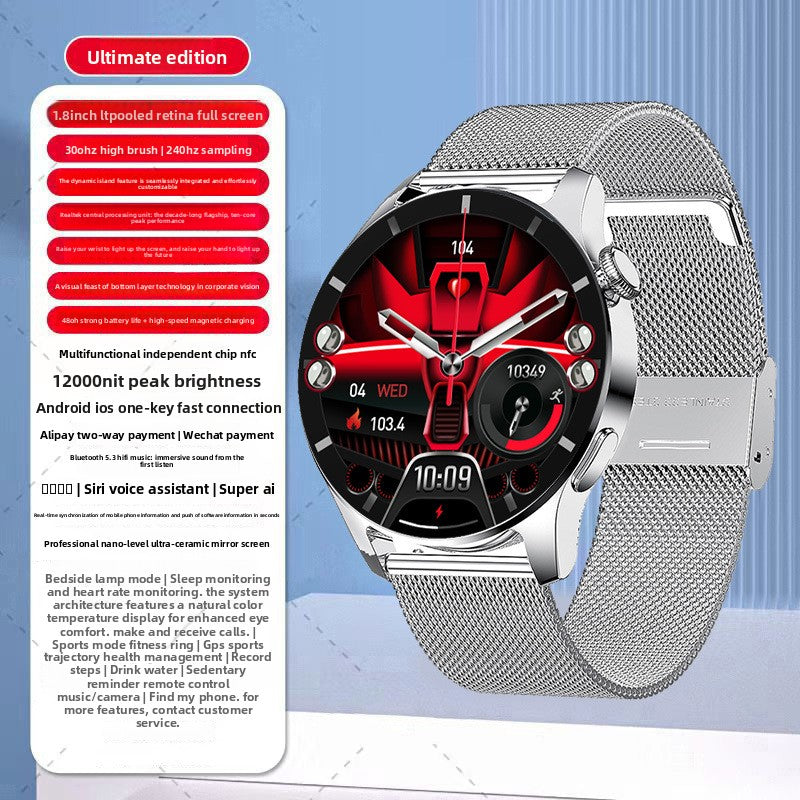 Multifunctional Bluetooth Smart Watch with Touchscreen