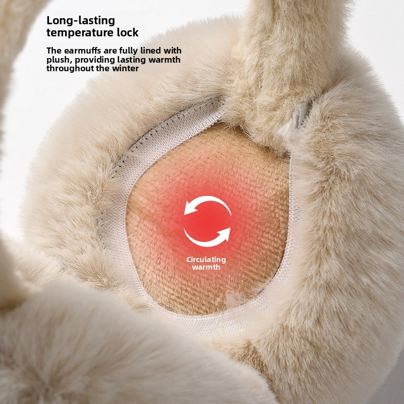 Foldable Plush Winter Earmuffs