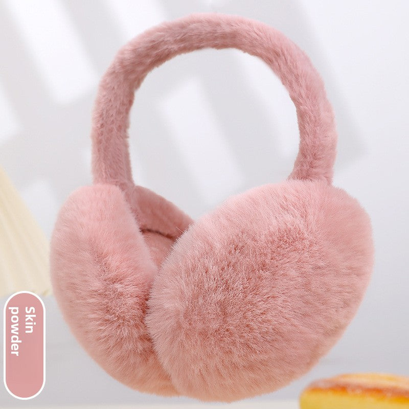 Foldable Plush Winter Earmuffs for Warmth