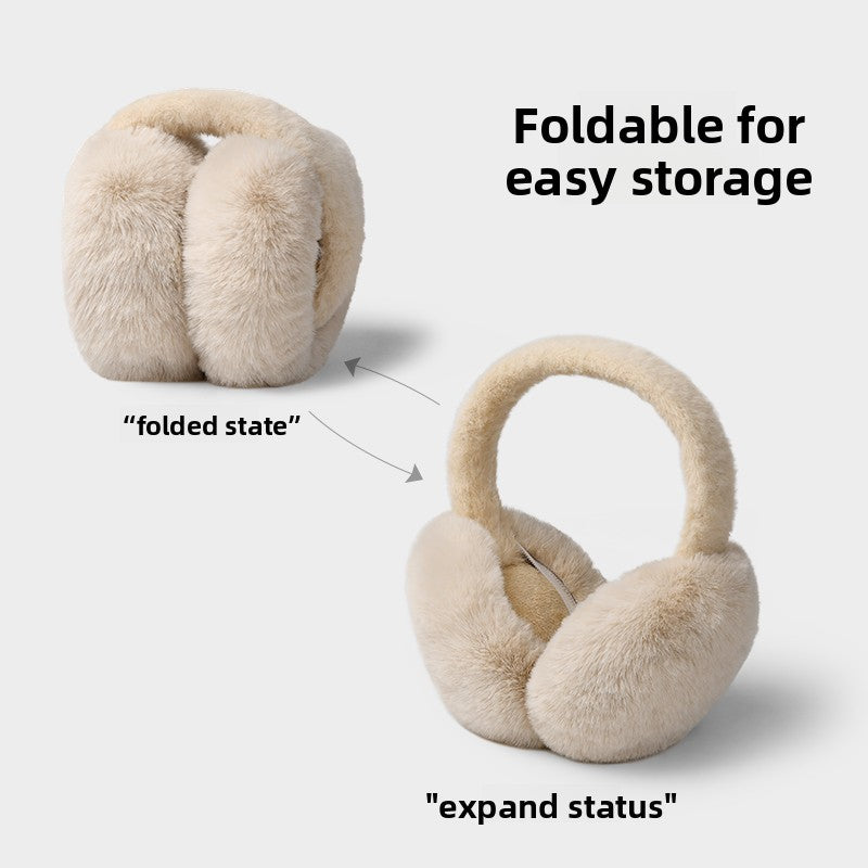 Foldable Plush Winter Earmuffs